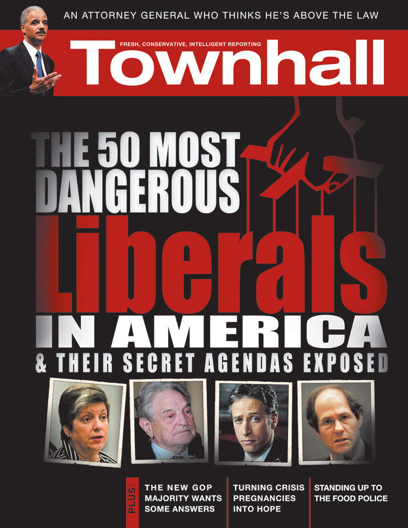 The cover page of “TOWNHALL” magazine.